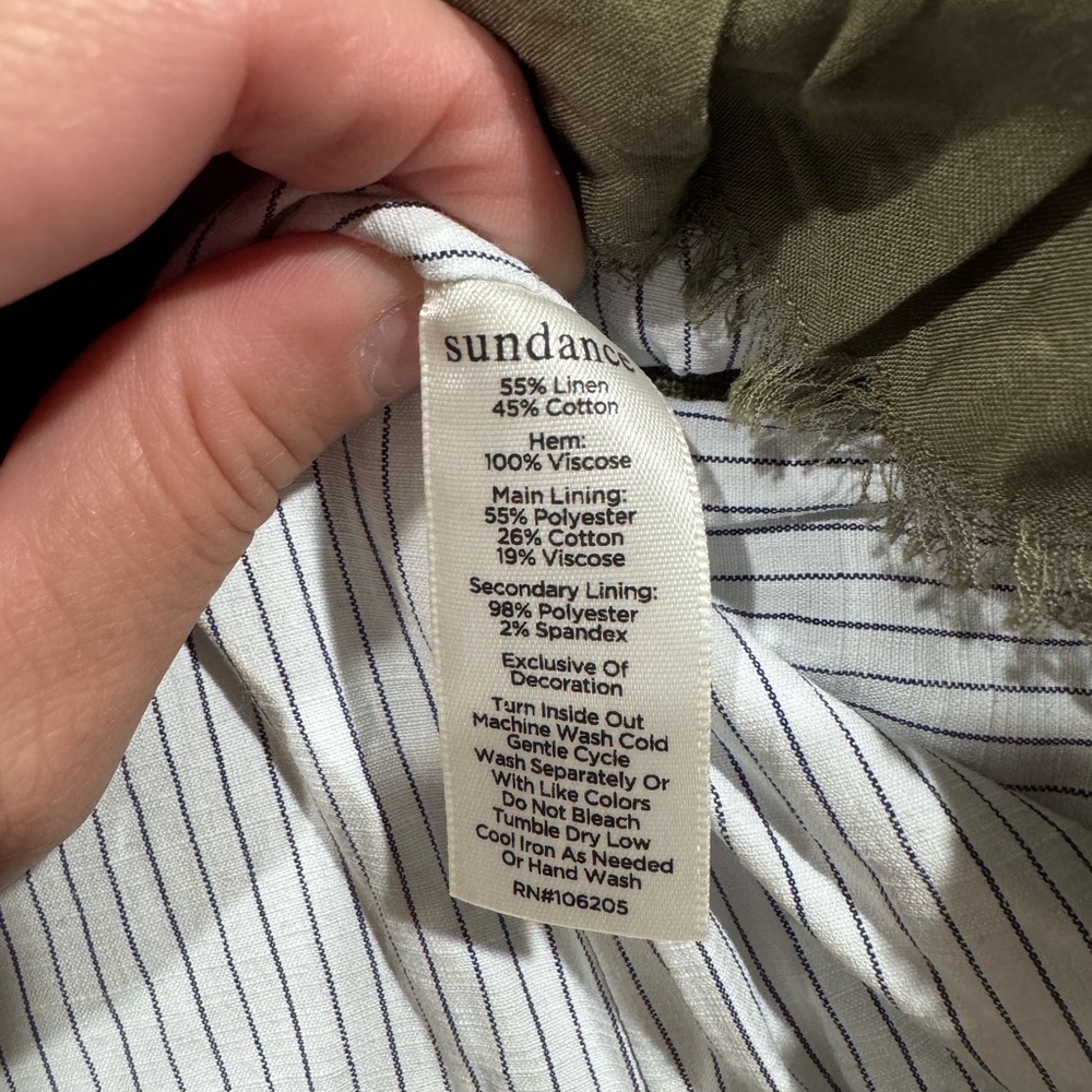 Sundance Women’s Tonala Olive Green Embroidered Blazer - Picture 4 of 4